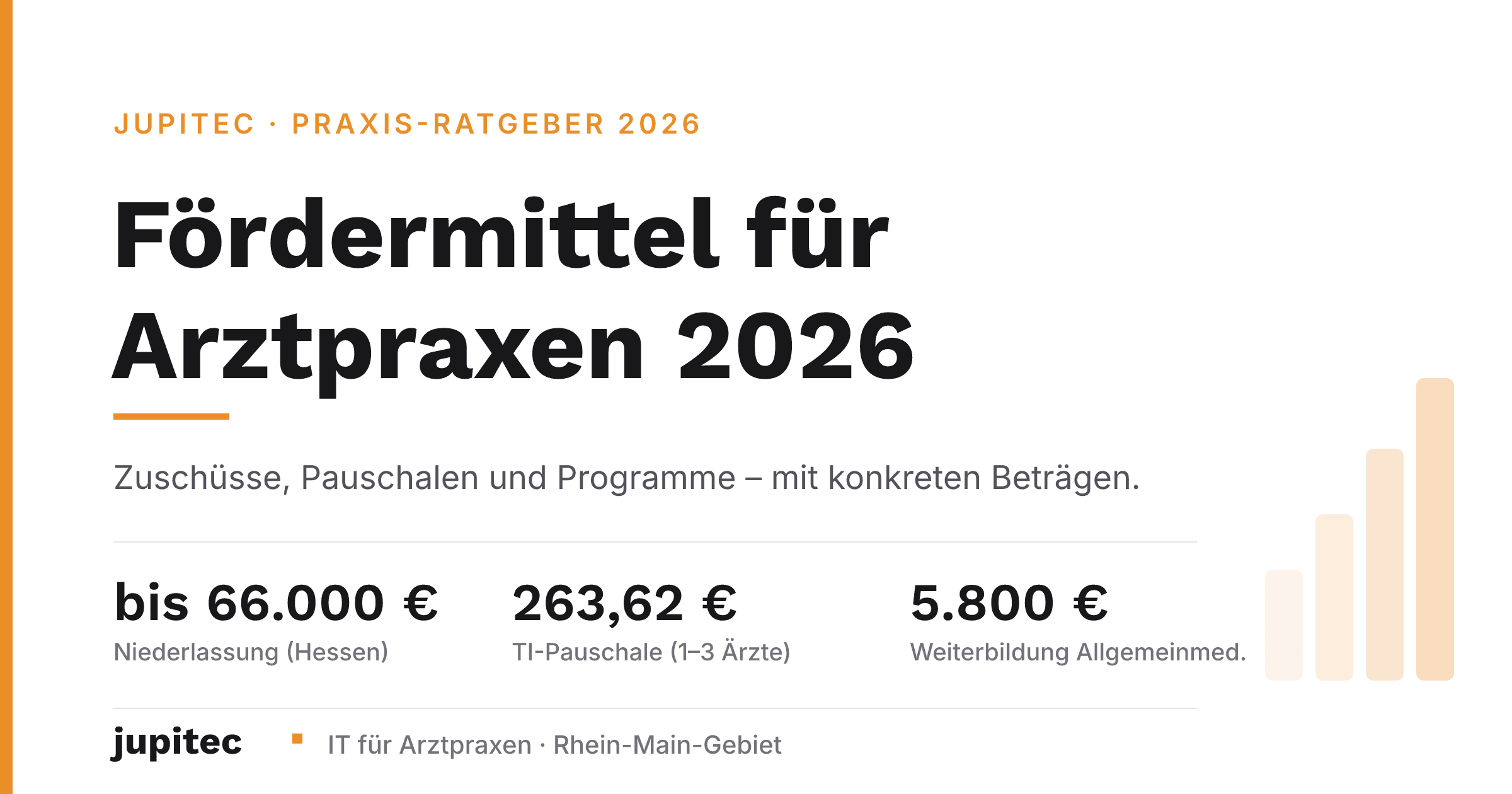 Fördermittel für Arztpraxen 2026: Der komplette Überblick